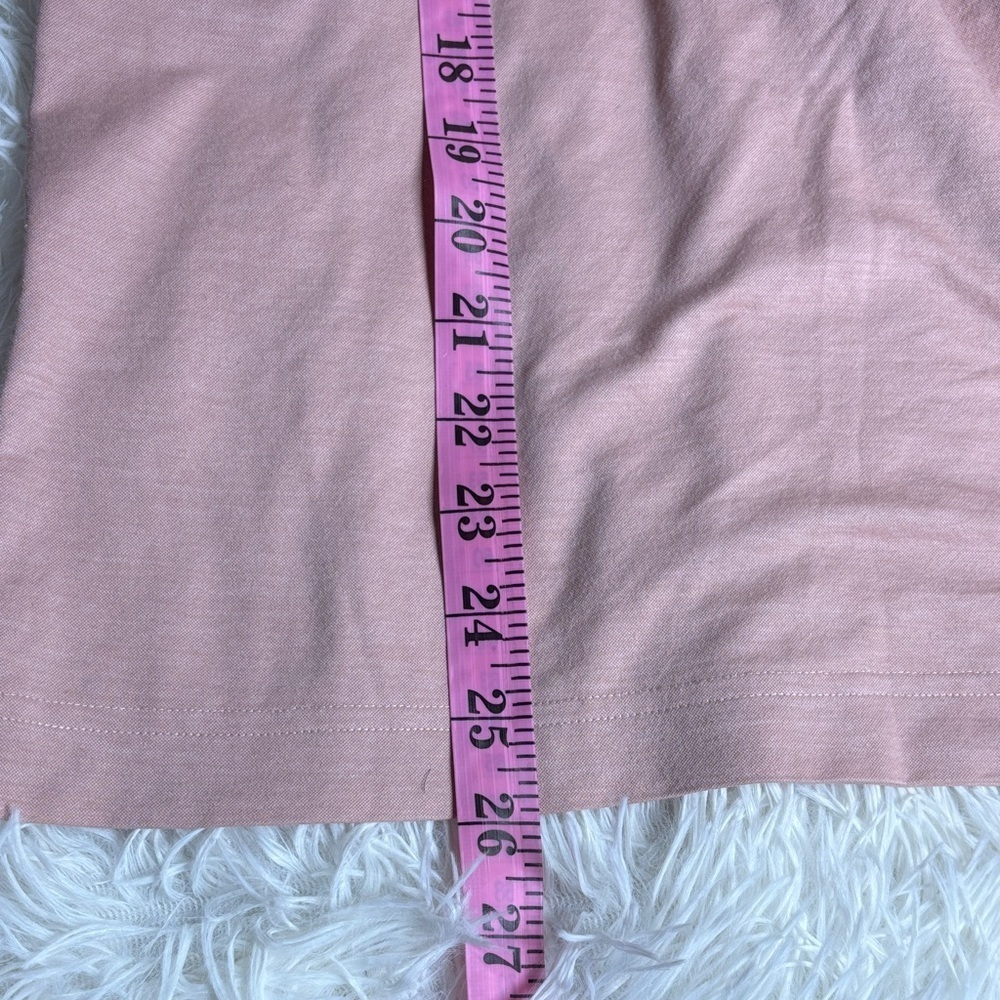 Boggi Milano Japanese Jersey Men's Pink Long Sleeve Polo Shirt - Picture 9 of 9
